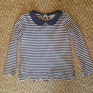 Bella Bliss Long Sleeve Peter Pan Top